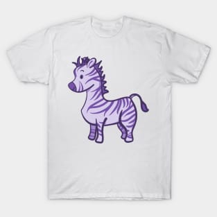 Cute Purple Zebra T-Shirt